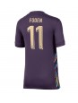 England Phil Foden #11 Replika Borta Kläder Dam EM 2024 Kortärmad